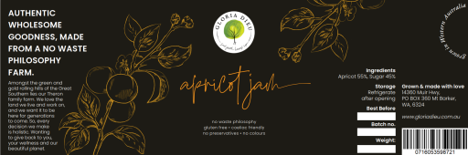 Premium, Traditional Chunky Apricot Jam