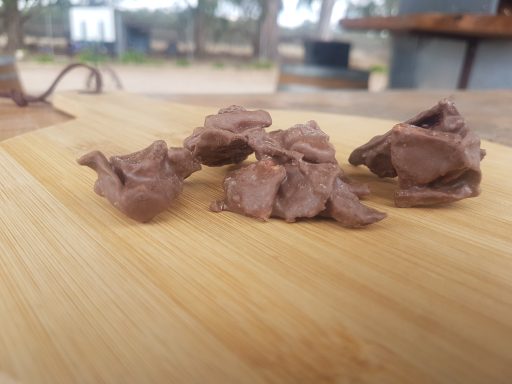 Carob Coated Fruit Chips - Image 3
