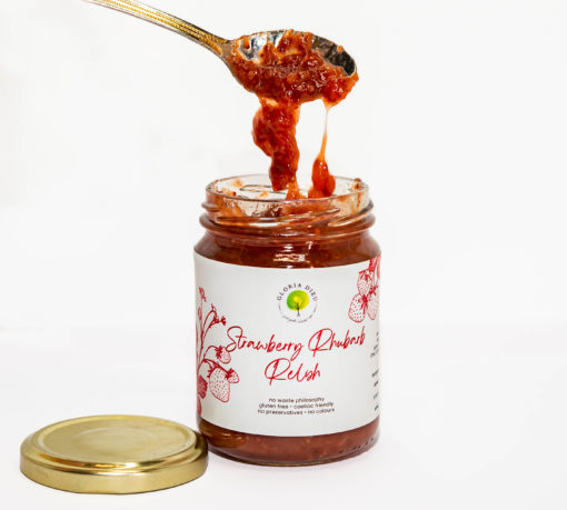 Strawberry And Rhubarb Relish 280G - Image 2